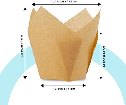 Cup cake liner dimensions